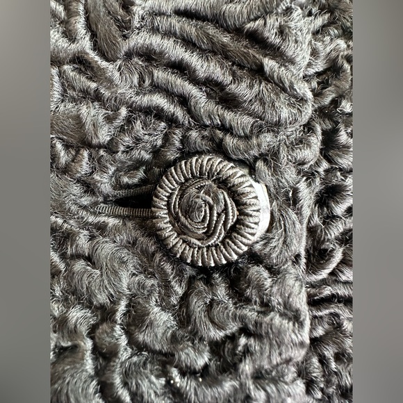 Vintage 50s/60s Curly Persian Lambswool Coat - Picture 12 of 12